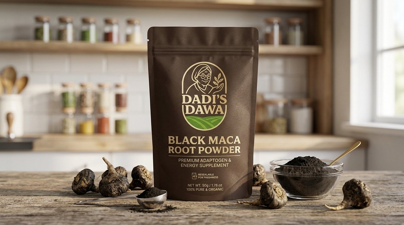 Black Maca Root Powder (میکا جڑ) – 50g